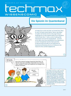 Wissenscomic Quantenkryptographie